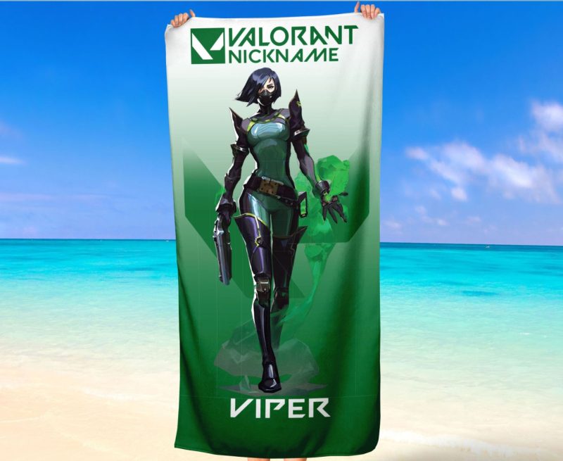 Valorant Viper плажна кърпа