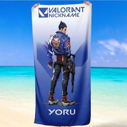 Valorant Yoru плажна кърпа