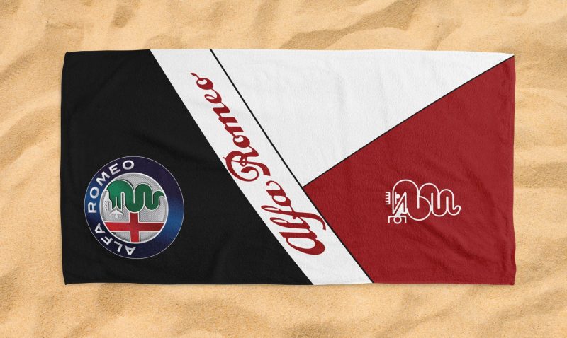 alfa romeo logo BeachTowel 11
