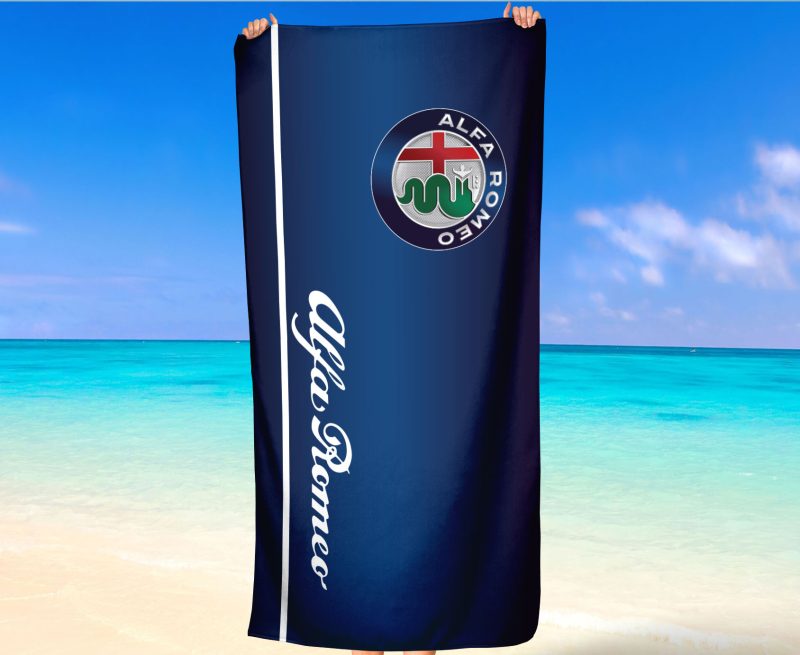 alfa romeo logo BeachTowel 12