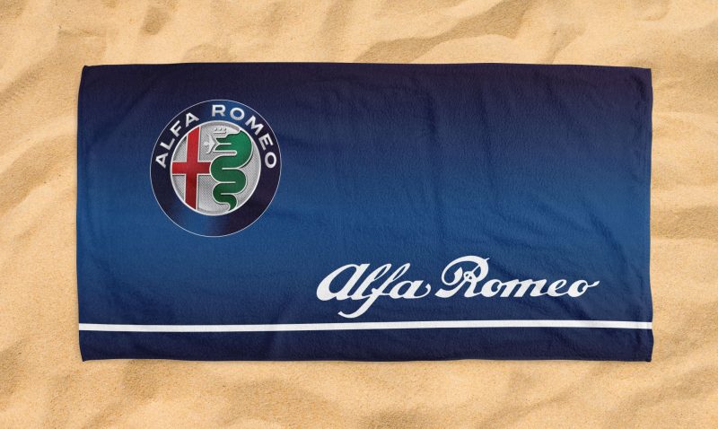 alfa romeo logo BeachTowel 14