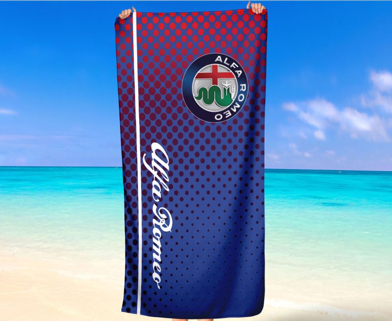 alfa romeo logo BeachTowel 4