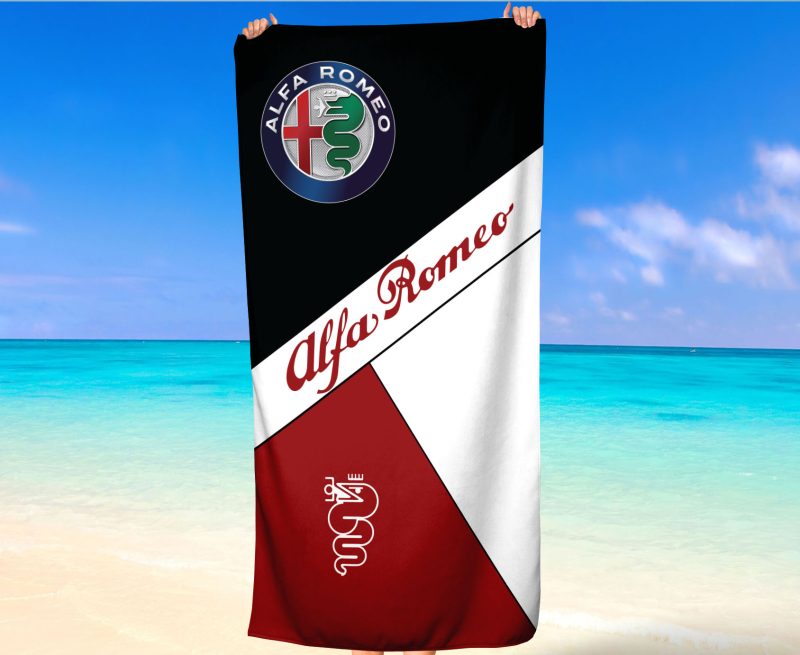alfa romeo logo BeachTowel 8