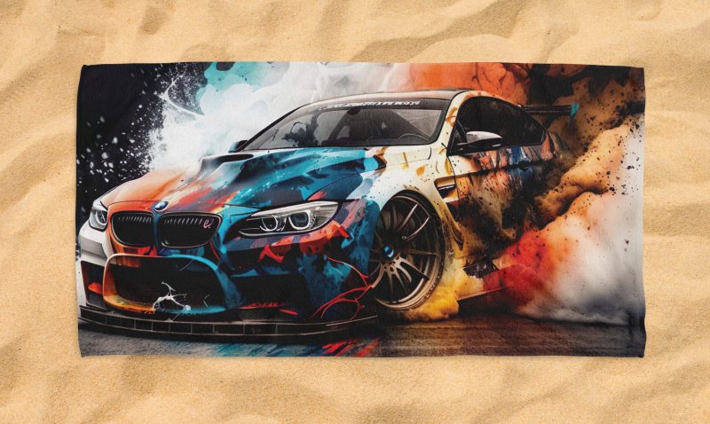 bmw beach towel 1