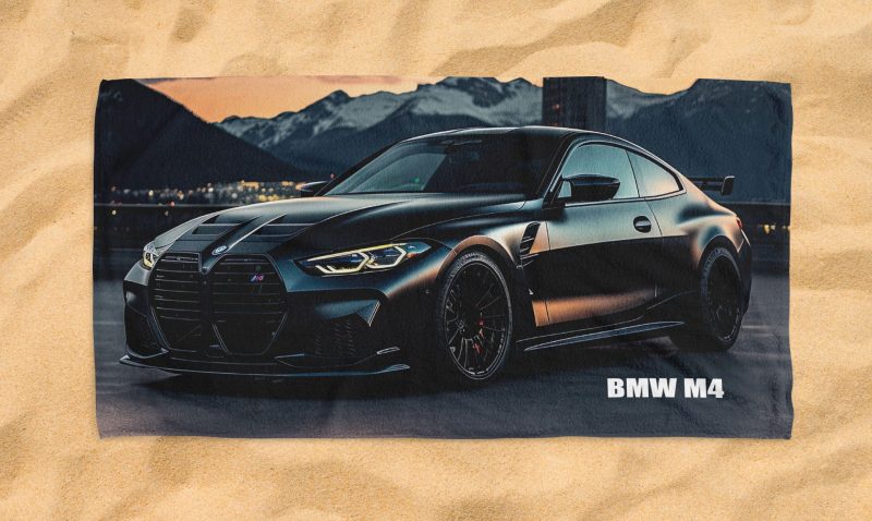 bmw m4 beach