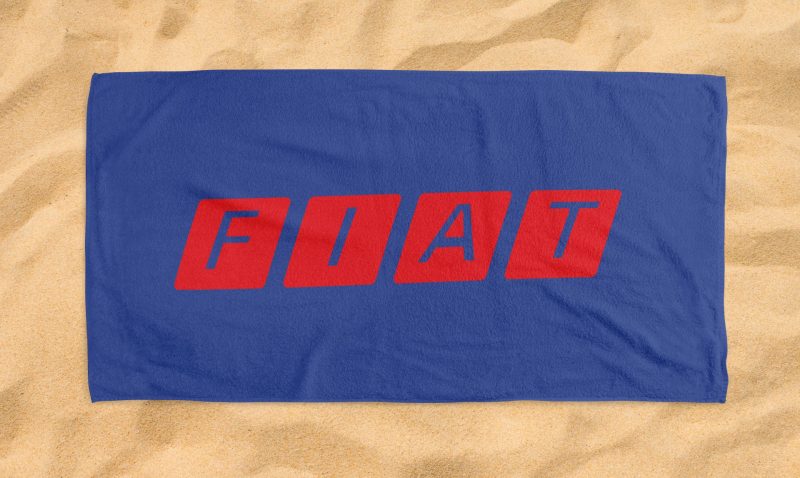 fiat beach towel 1