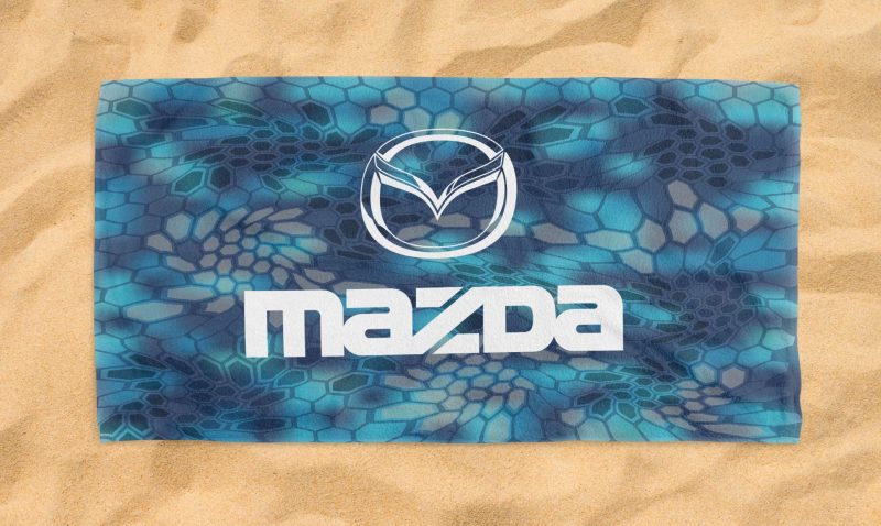 mazda logo BeachTowelc 4