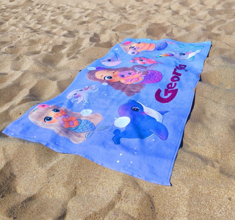 mermaid beach towel 2
