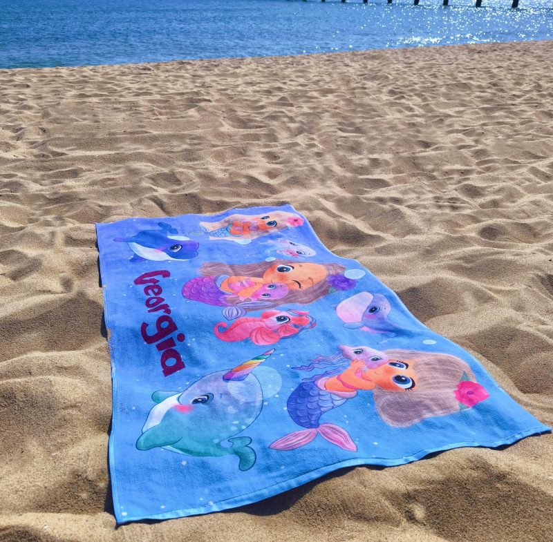 mermaid beach towel